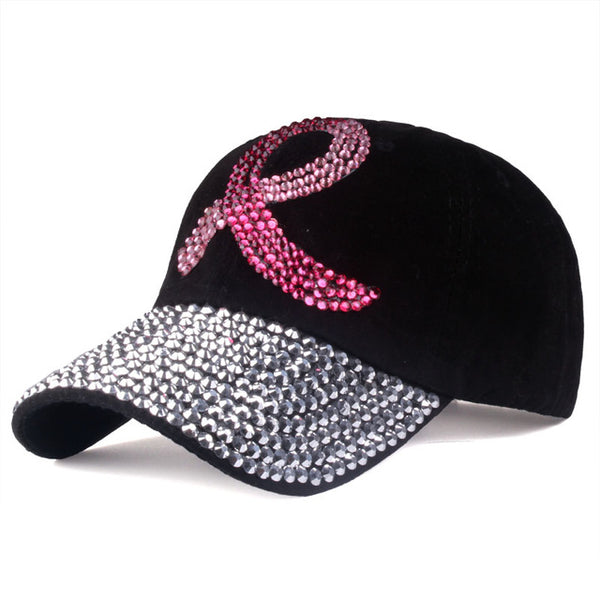 Rhinestone Bling Cap - Yes Darling Boutique