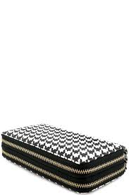 Designer 2-Zipper Wallet - Yes Darling Boutique