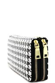 Designer 2-Zipper Wallet - Yes Darling Boutique