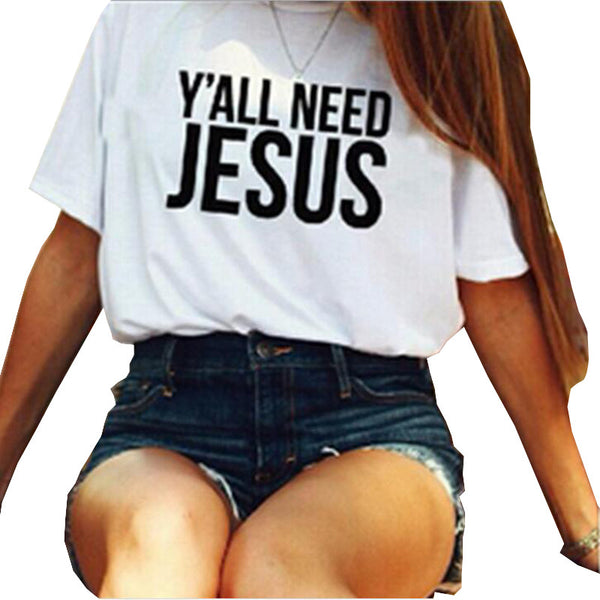Y'all Need Jesus T-shirt - Yes Darling Boutique