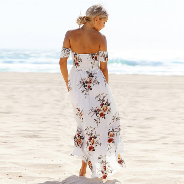 Floral Me Print Wrapped Dress - Yes Darling Boutique